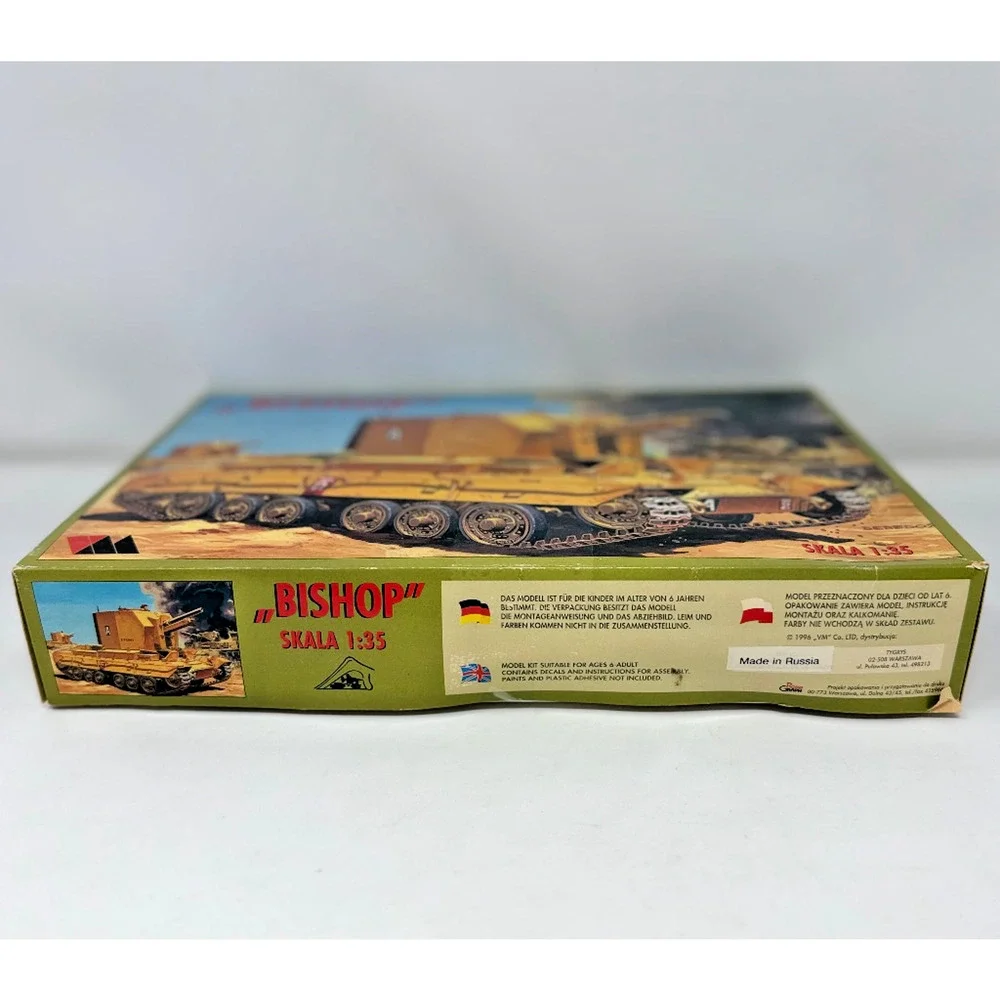 Maquette Bishop 1/35 British WWII SP Gun Plastic Model Kit Vintage 1996 New